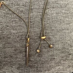 3 charms & Kendra Scott Color Bar necklace with 2 extra KS charms